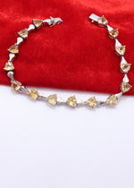 Sunny Citrine Link Bracelet