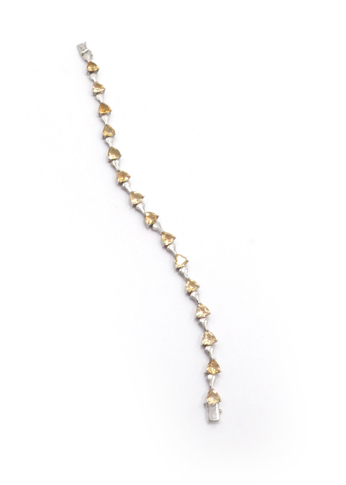 Sunny Citrine Link Bracelet