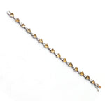 Sunny Citrine Link Bracelet