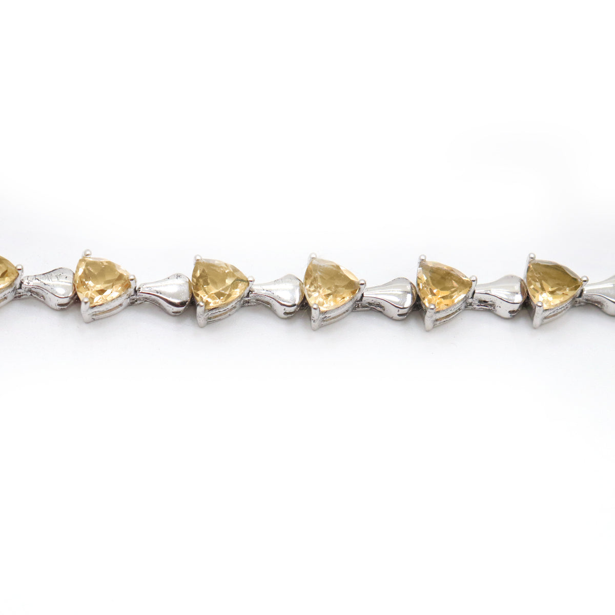 Sunny Citrine Link Bracelet