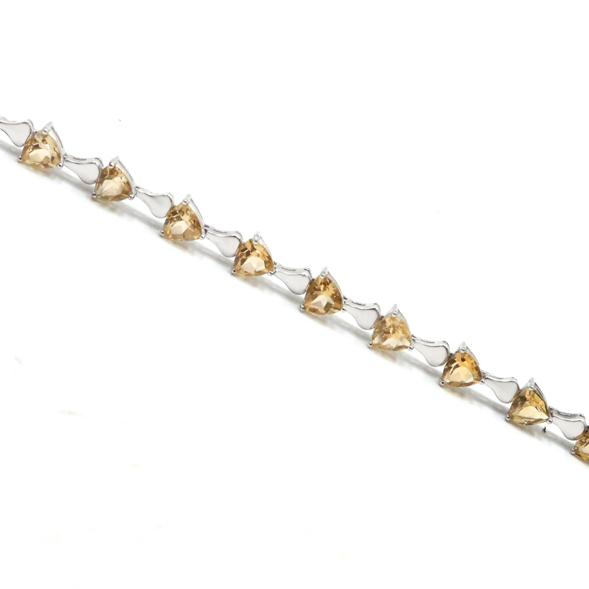 Sunny Citrine Link Bracelet