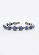 Exquisite Tanzanite & CZ Tennis Bracelet