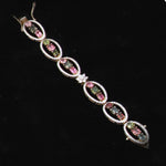 Multicolor Tourmaline & CZ Bracelet
