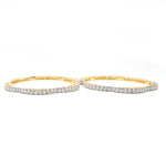 Sparkling CZ Sterling Silver Bangle