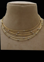 Pearl & Silver Bead Italian Chain Necklace