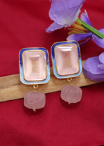 Rose Quartz Meena Earrings