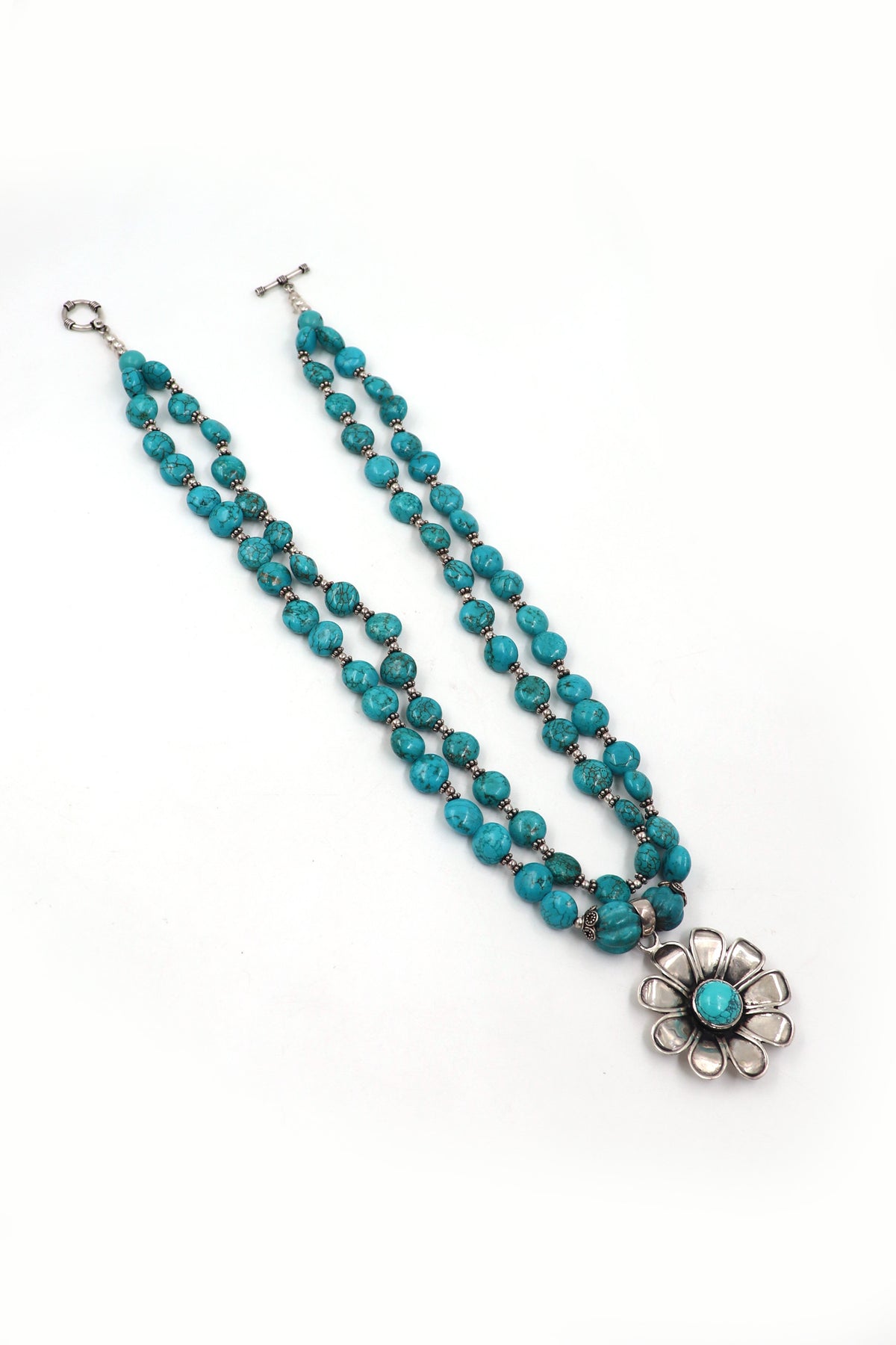 Turquoise Pendant Regal Necklace