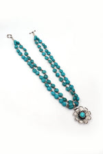 Turquoise Pendant Regal Necklace