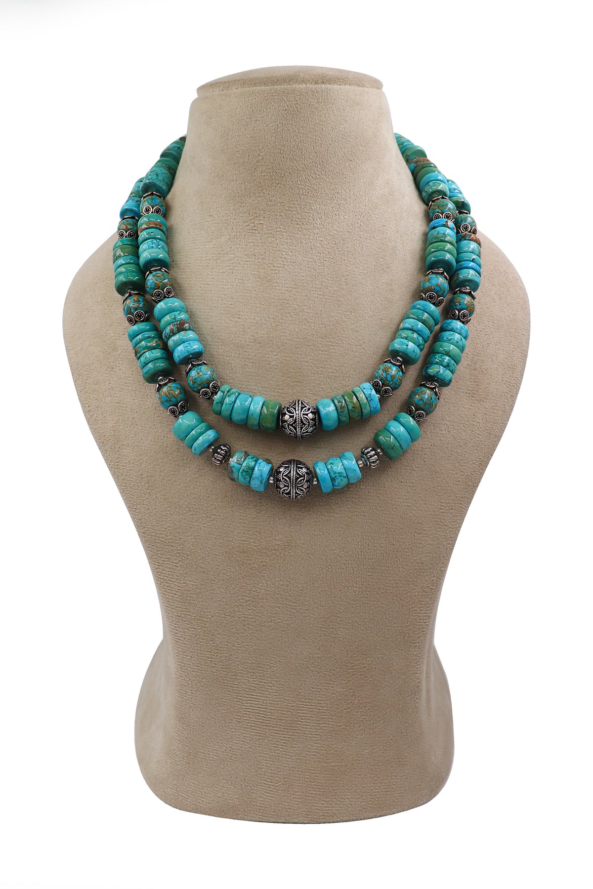 Turquoise Gemstone Regal Necklace