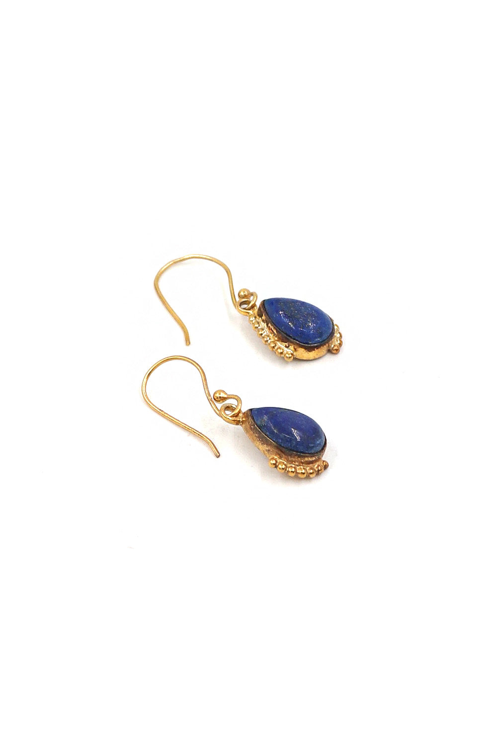 Lapis Sovereign Dangle Gold Earring