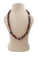 Agate & Druzy Majesty Beaded Necklace