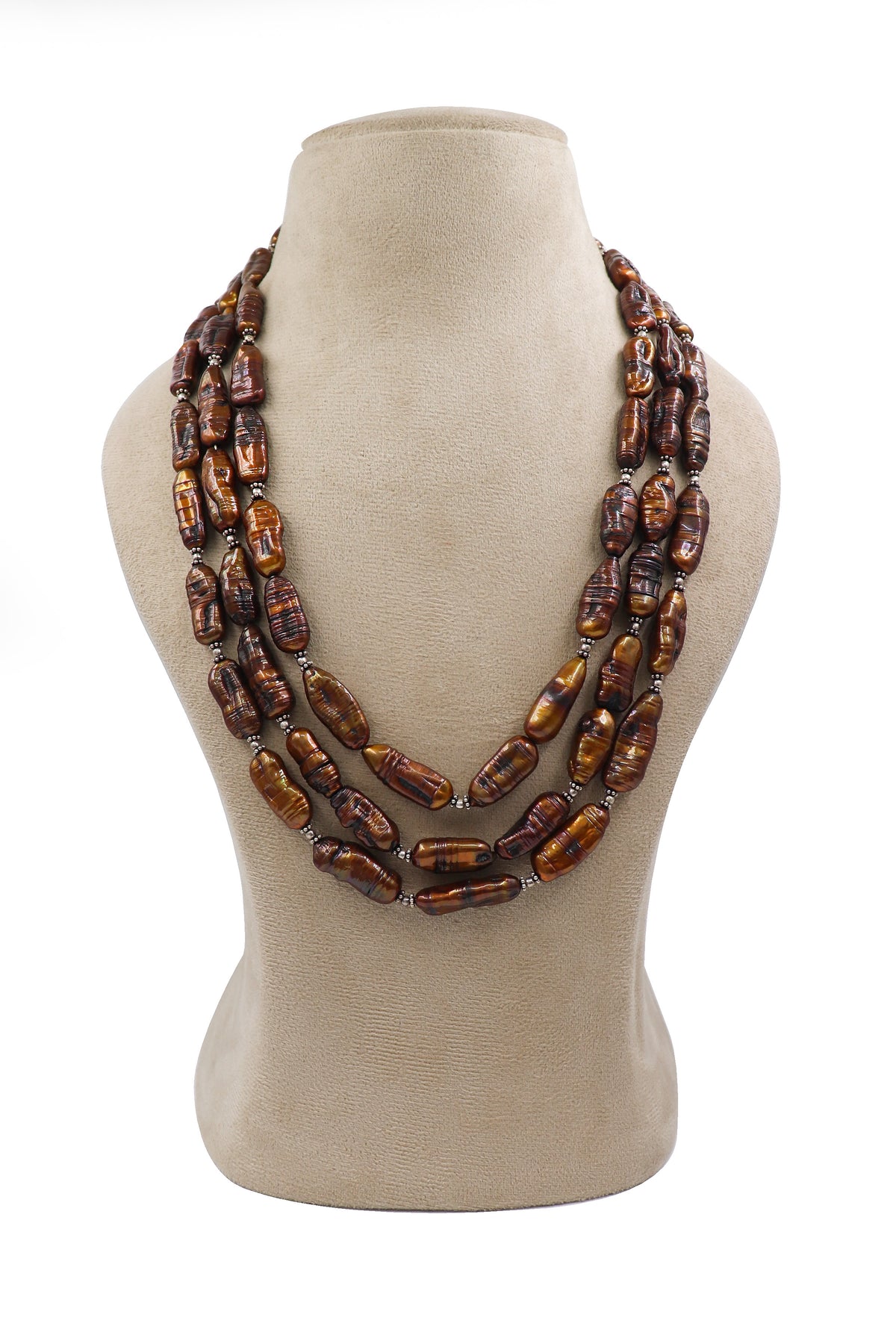 Brown Pearl Essence Necklace