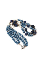 Blue Agate & Lapis Legacy Pearl Necklace