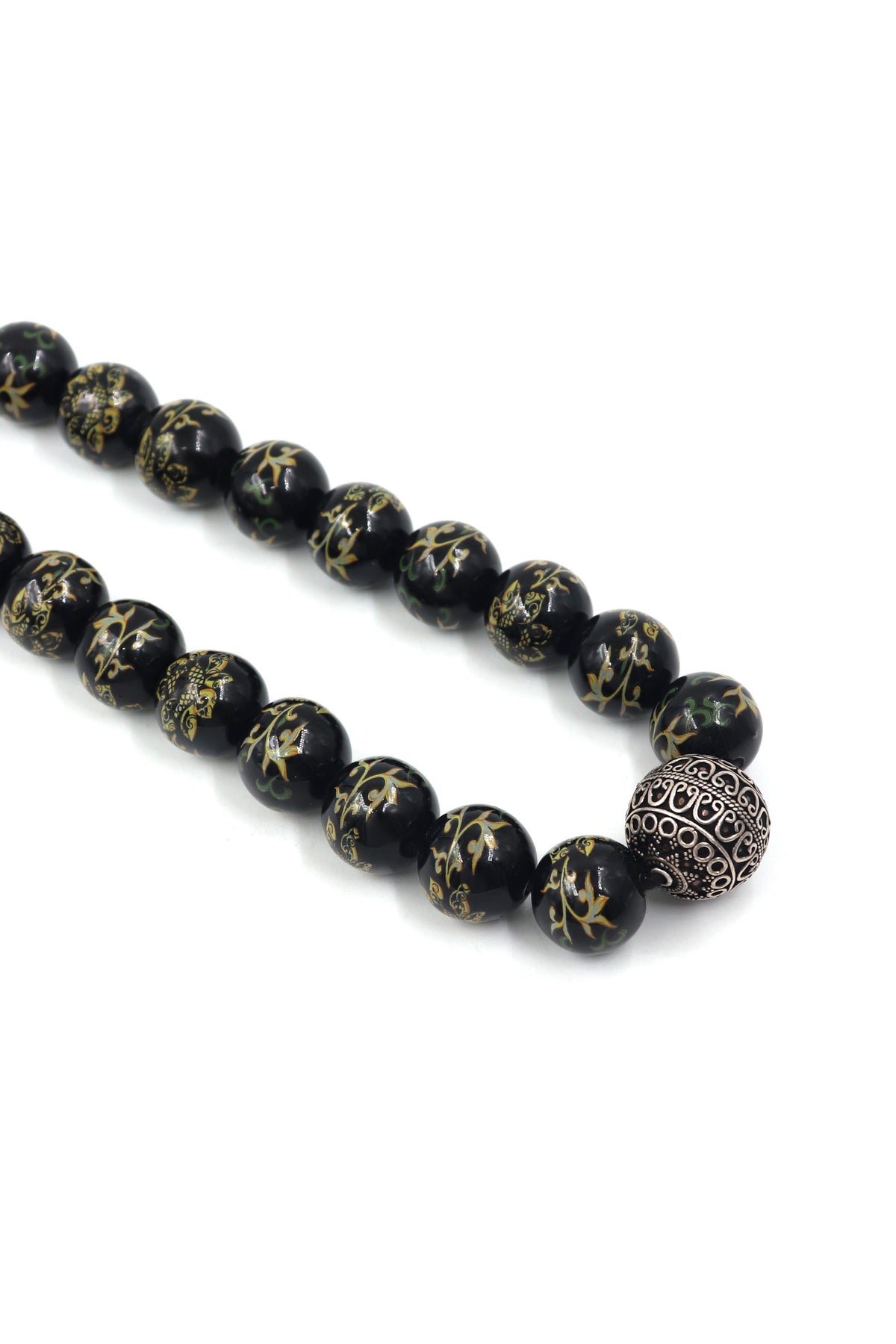 Onyx Majesty Beaded Necklace