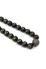Onyx Majesty Beaded Necklace