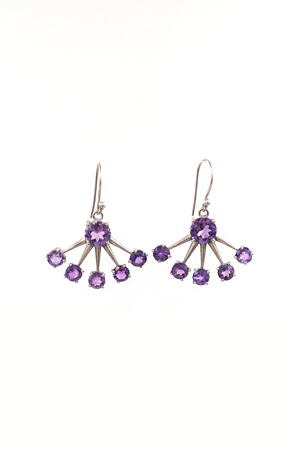Amethyst Sovereign Dangle Earring