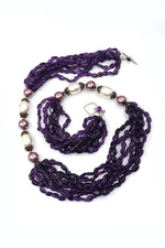 Amethyst & Pearl Regal Necklace