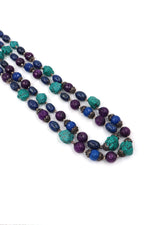 Turquoise & Lapis Royal Beaded Necklace