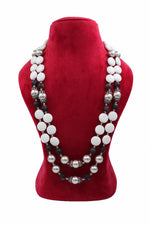 Agate & Pearl Classic Beaded Necklace