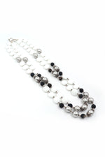Agate & Pearl Classic Beaded Necklace