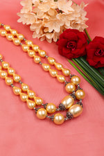Golden Pearl Sovereign Necklace