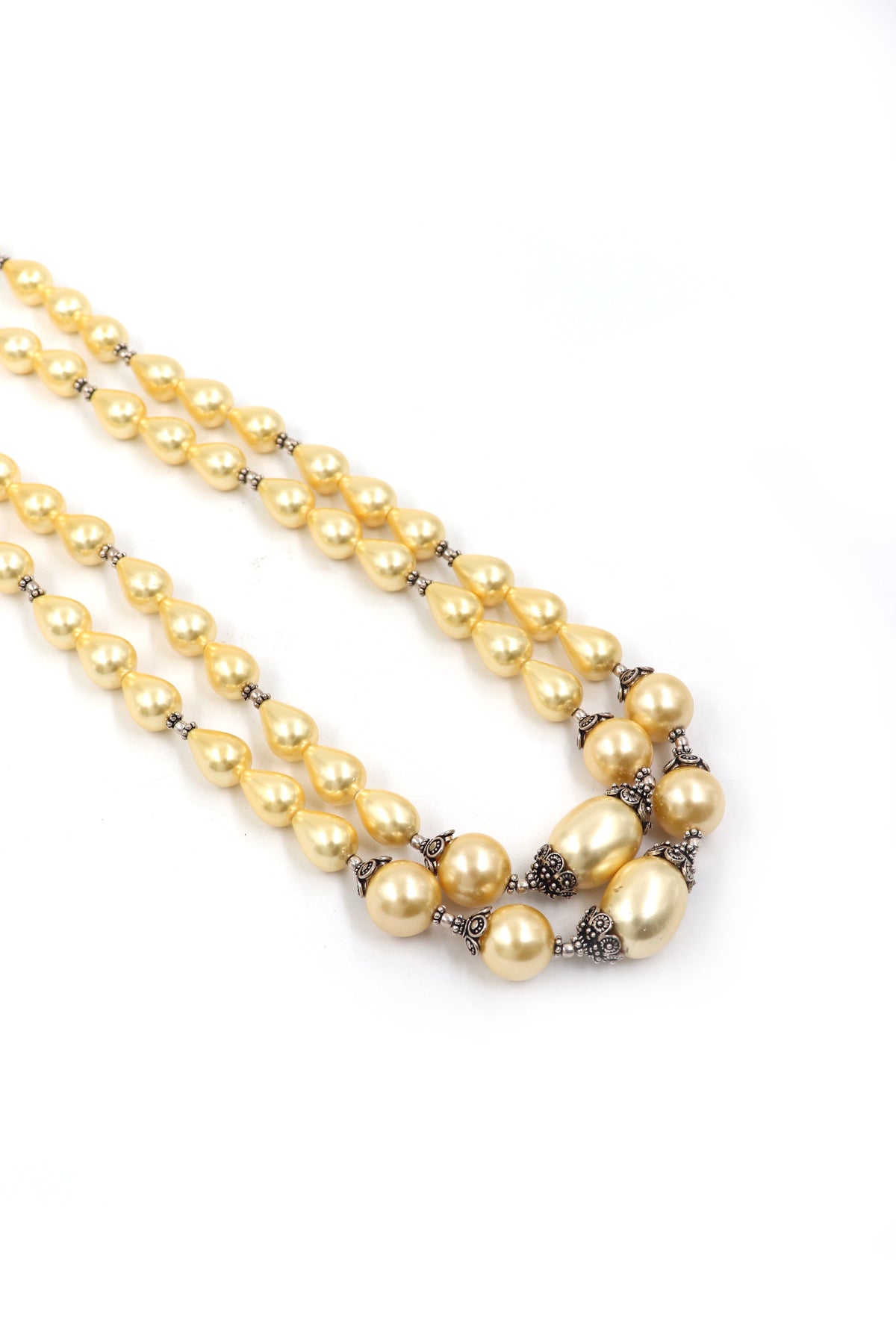 Golden Pearl Sovereign Necklace