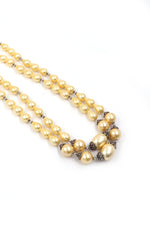 Golden Pearl Sovereign Necklace