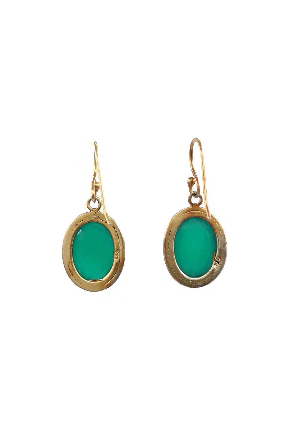 Onyx Royalty Gold Hook Earring