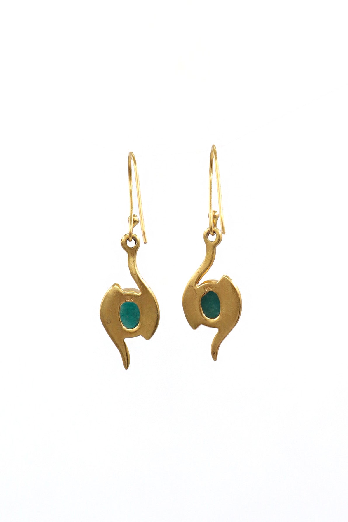 Emerald Regal Dangle Earring