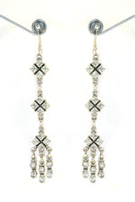 Wedding Edition with Zircon Long Earring Jewelry VJewels