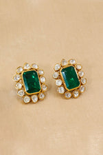 Moissanite & Onyx Midnight Earring