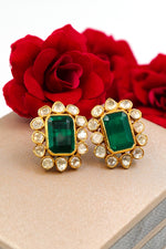 Moissanite & Onyx Midnight Earring