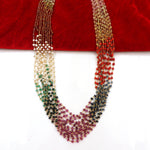 Golden Navratana gemstone Necklace