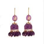Amethyst Regal Jhumki Earring