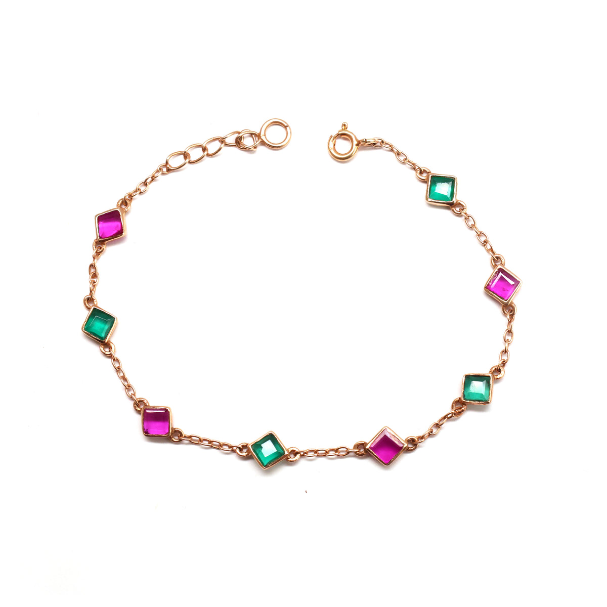 Red-Green Onyx Noble Heritage Bracelet